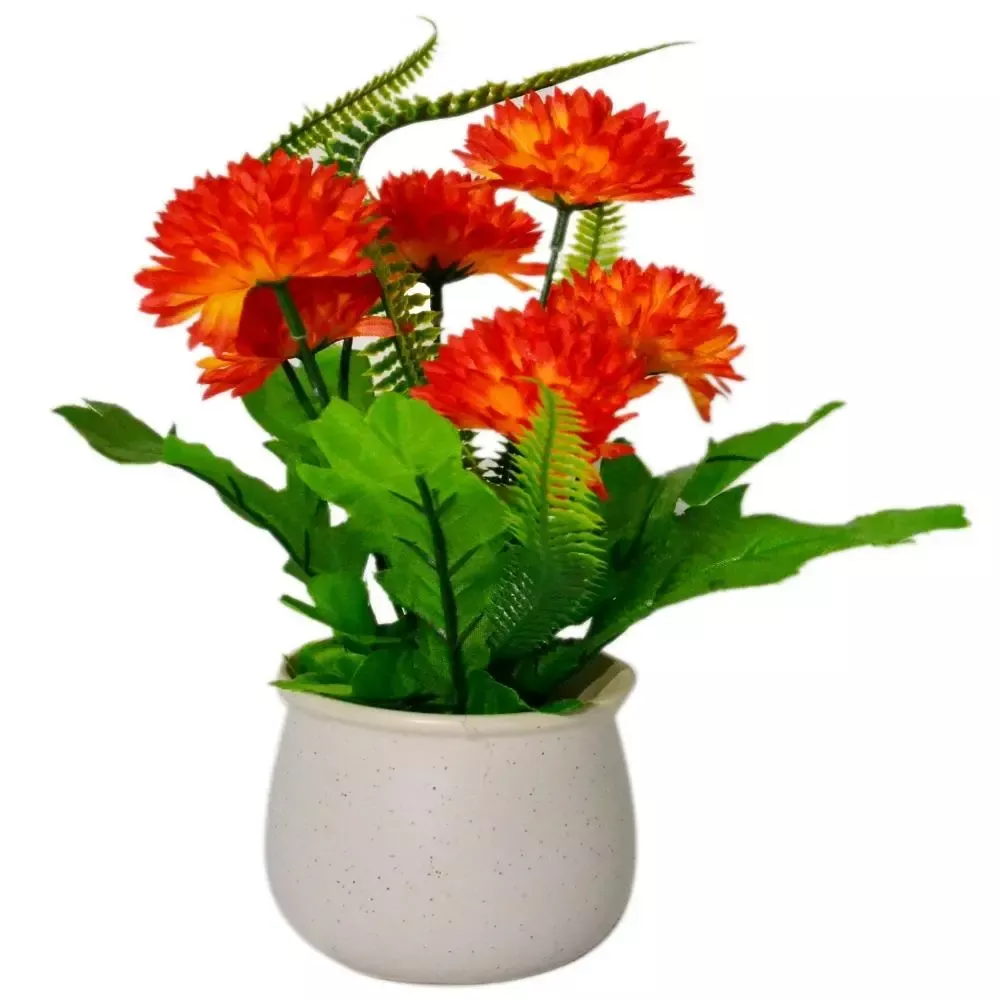 1 Bunch Artificial Flower Bouquet for Home Hotel Wedding Party With Vase