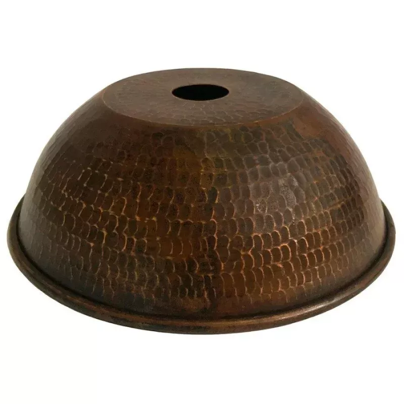10 1/2" Copper Dome Pendant Light Shade