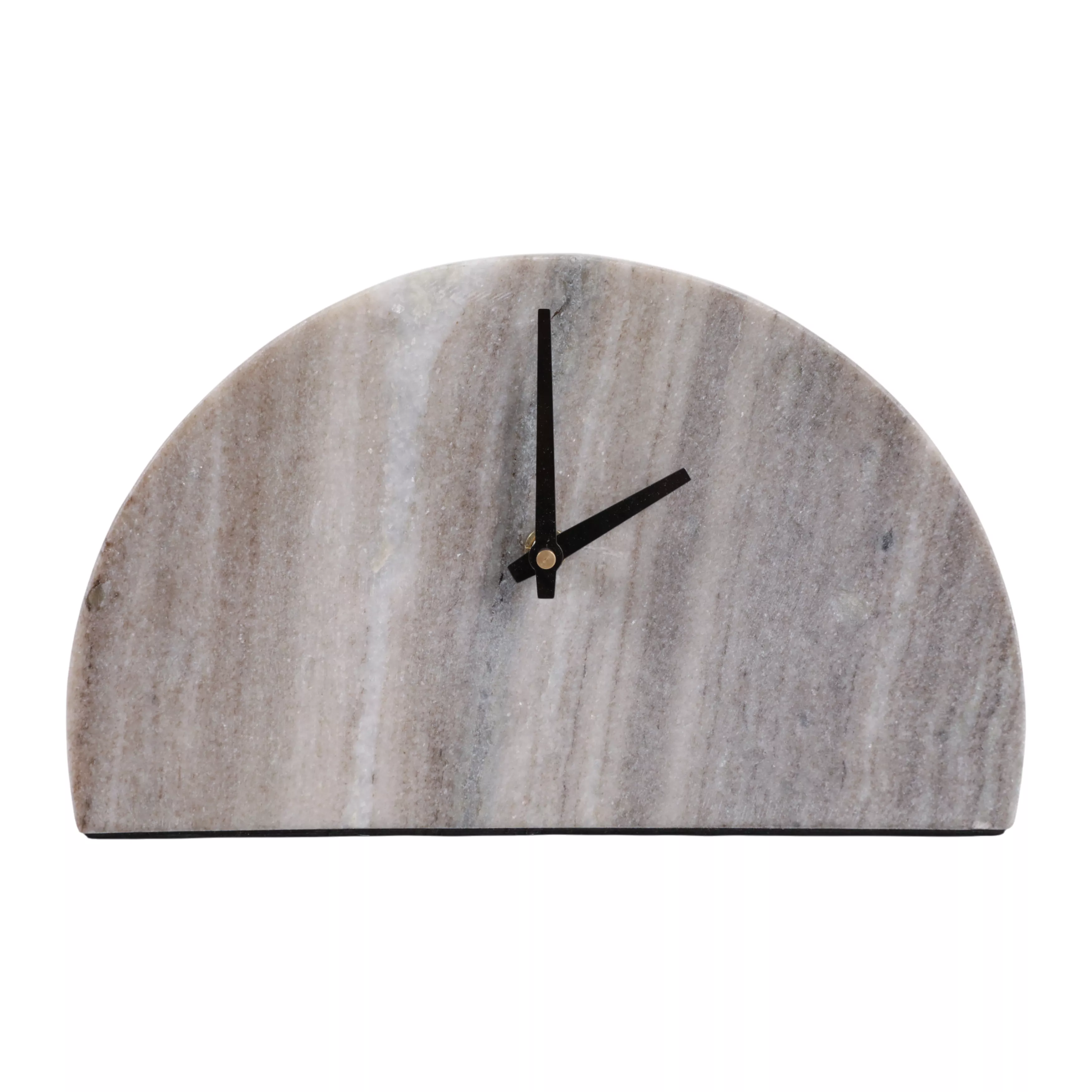 10x6" Half Dome Marble Clock