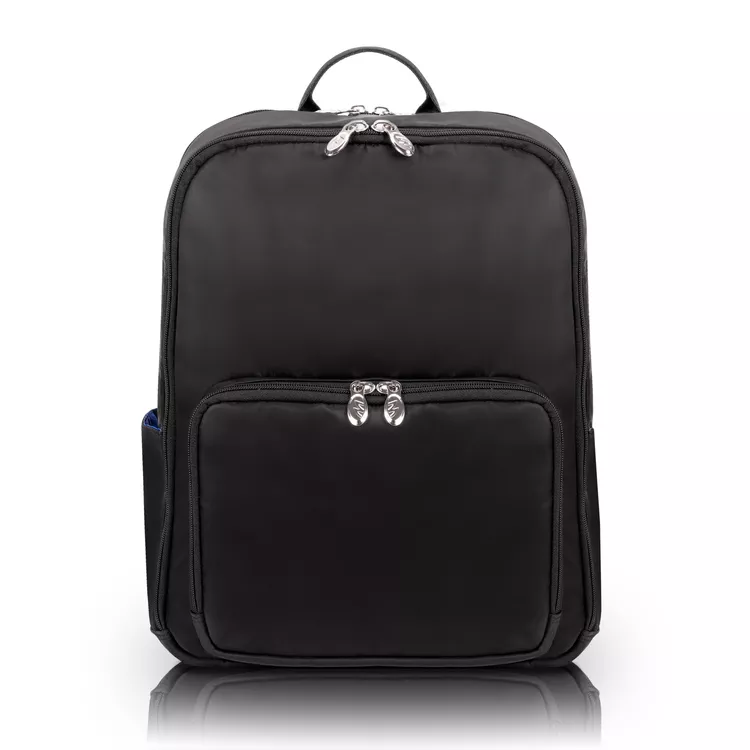15-Inch Nylon Dual-Compartment Laptop Tablet Backpack