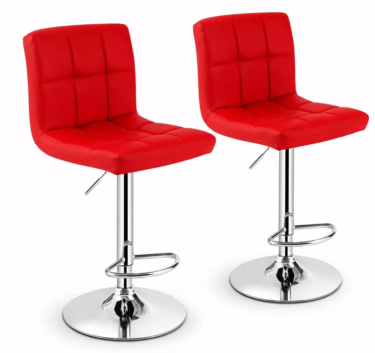 2-Piece Swivel Adjustable High Raised Stool
