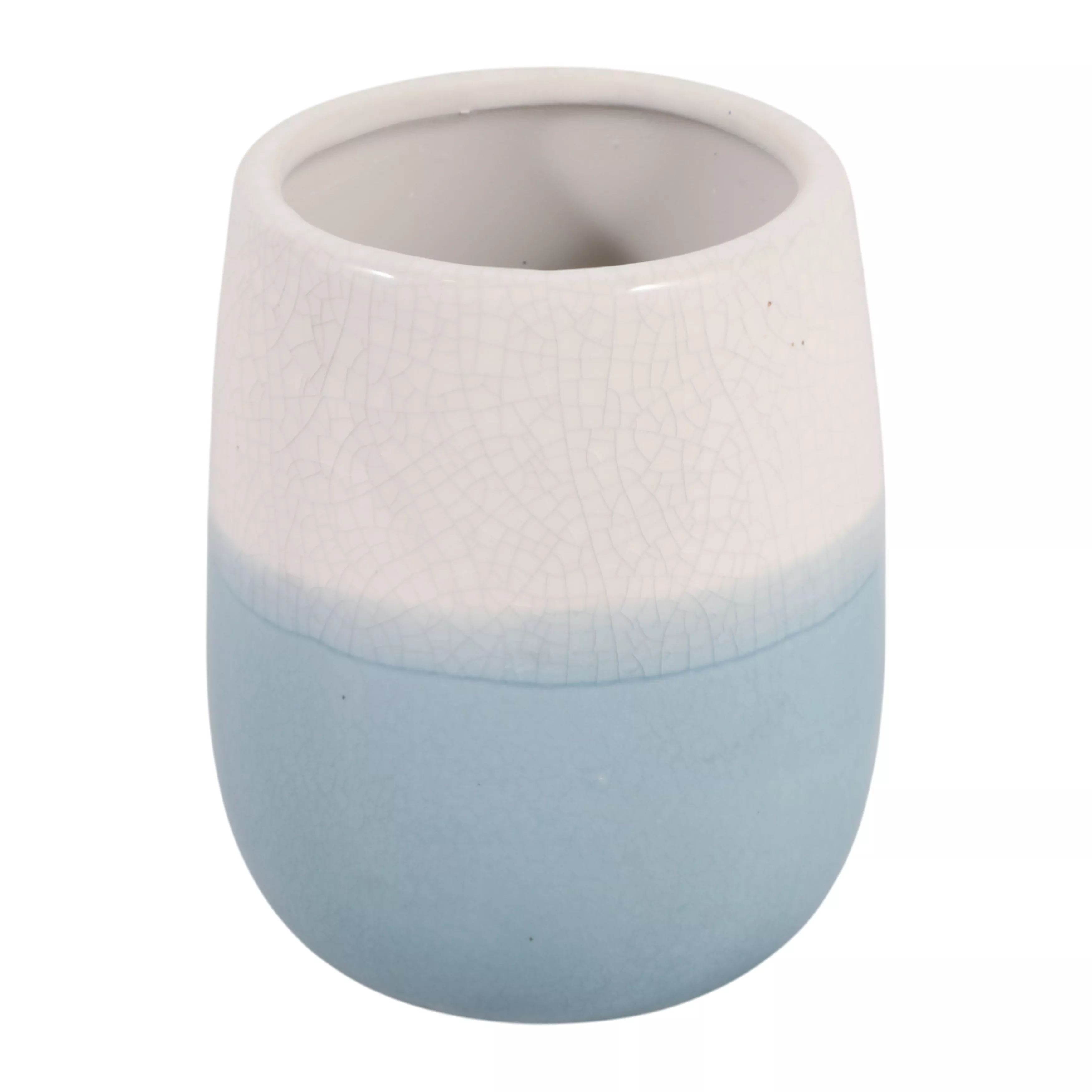 2-Tone Pencil Cup White/Blue