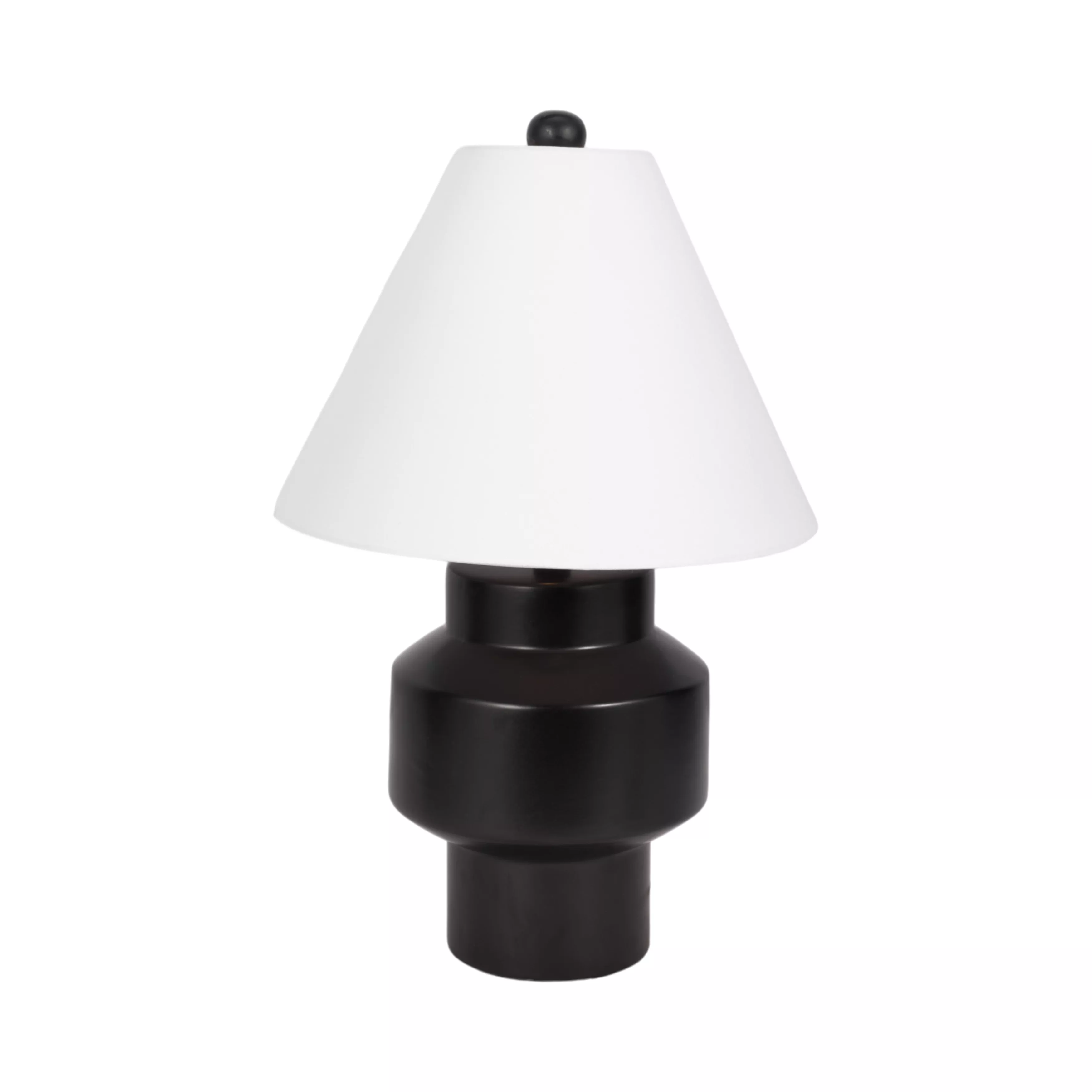 22" Modern Cylinder Table Lamp