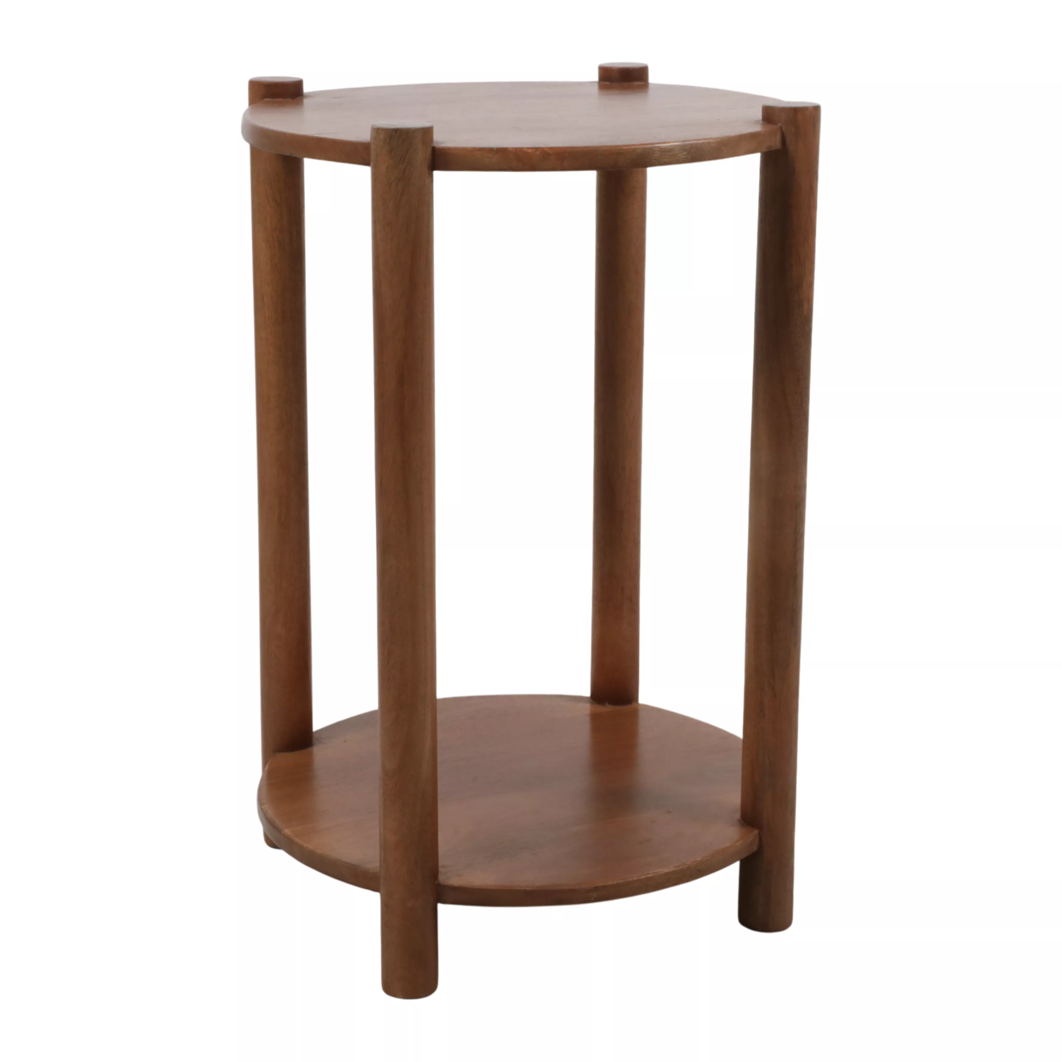 22x16" Accent Table W/ Shelf, Brown