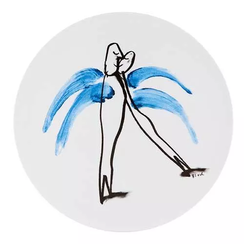 2I Round Plate by Serge Bloch for Vista Alegre