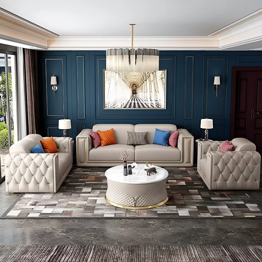 3 Piece Leather Couch Set