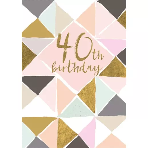 40th Birthday - Greeting Card - Birthday