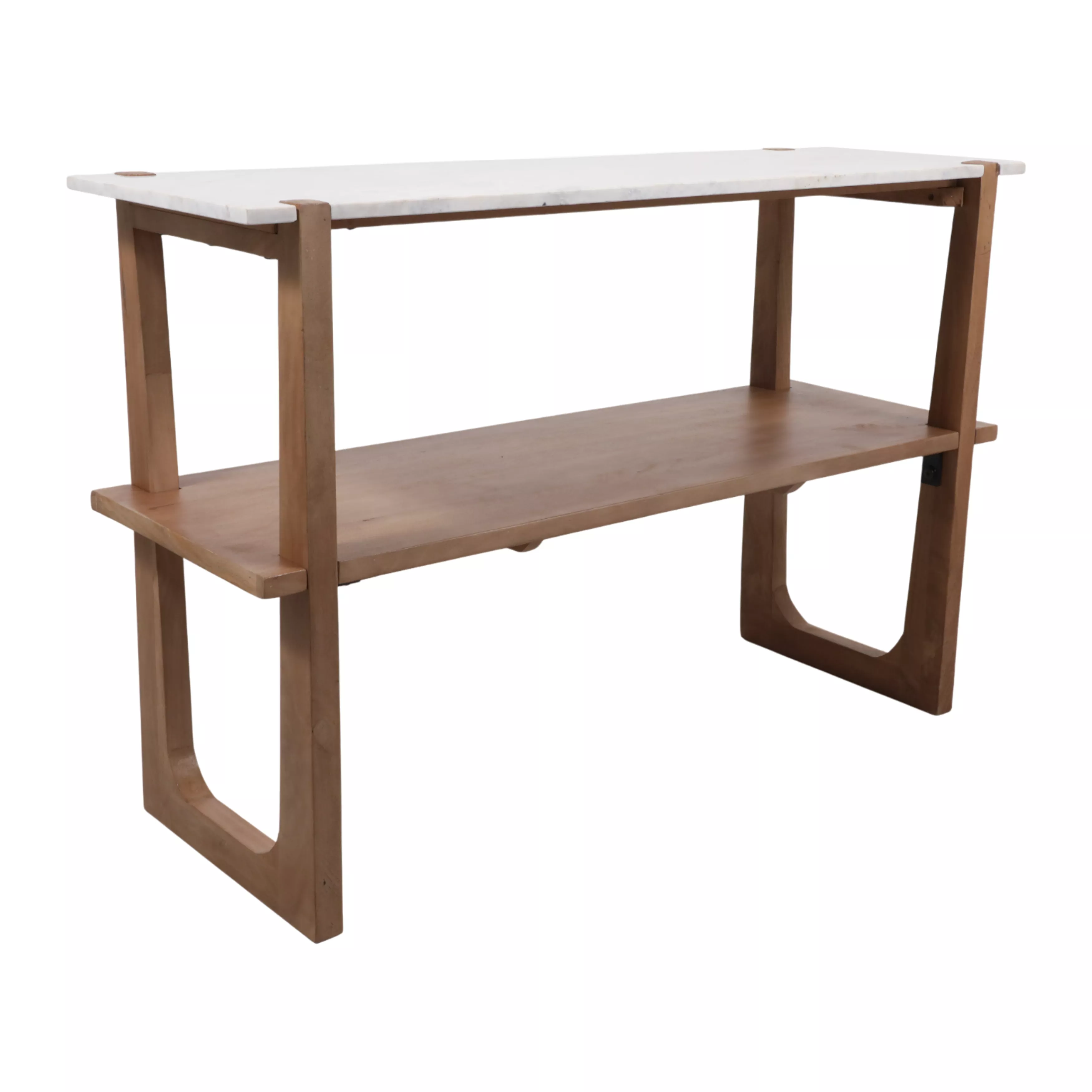 46x30 Console Table W/ Shelf