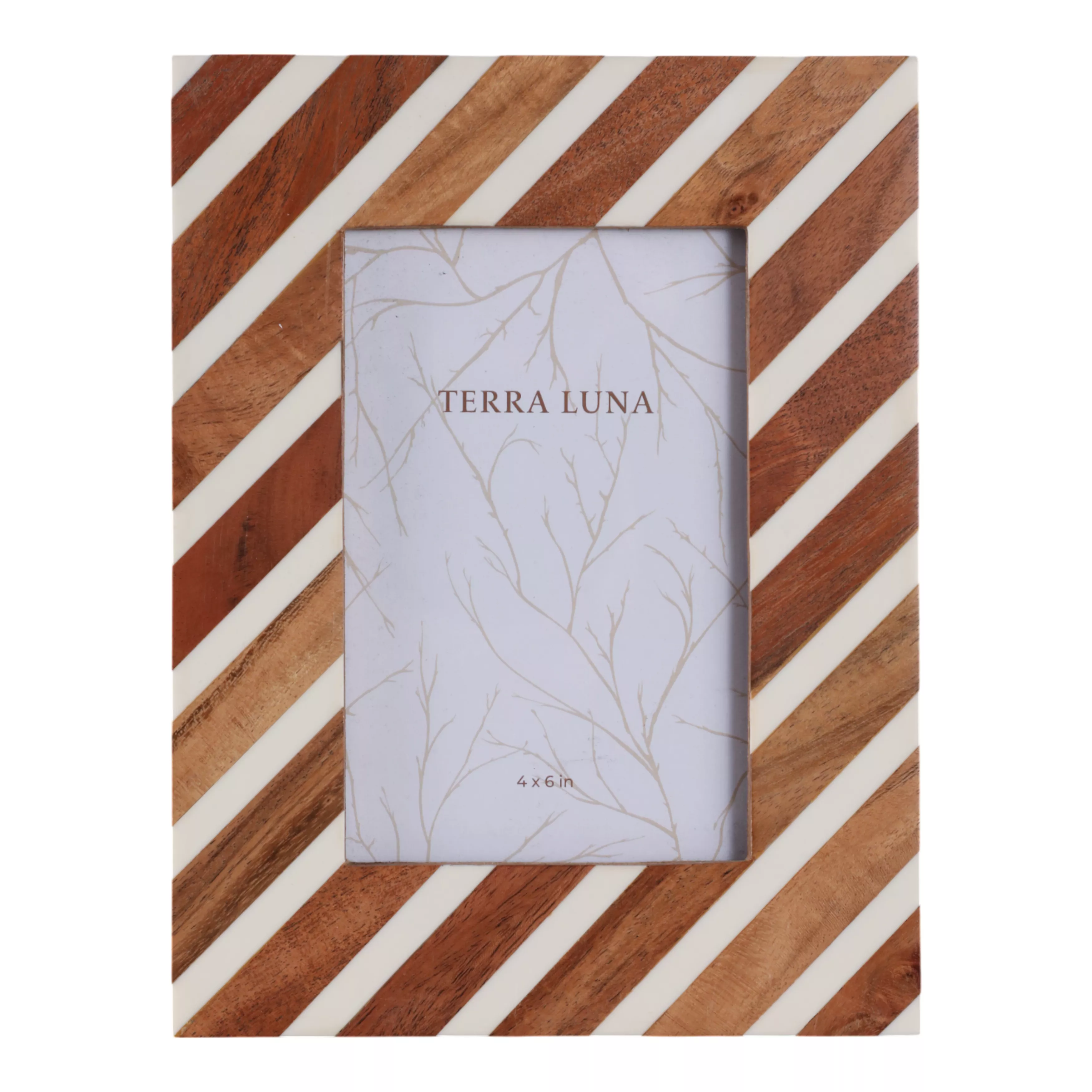 4x6 Diagonal Lines Photo Frame