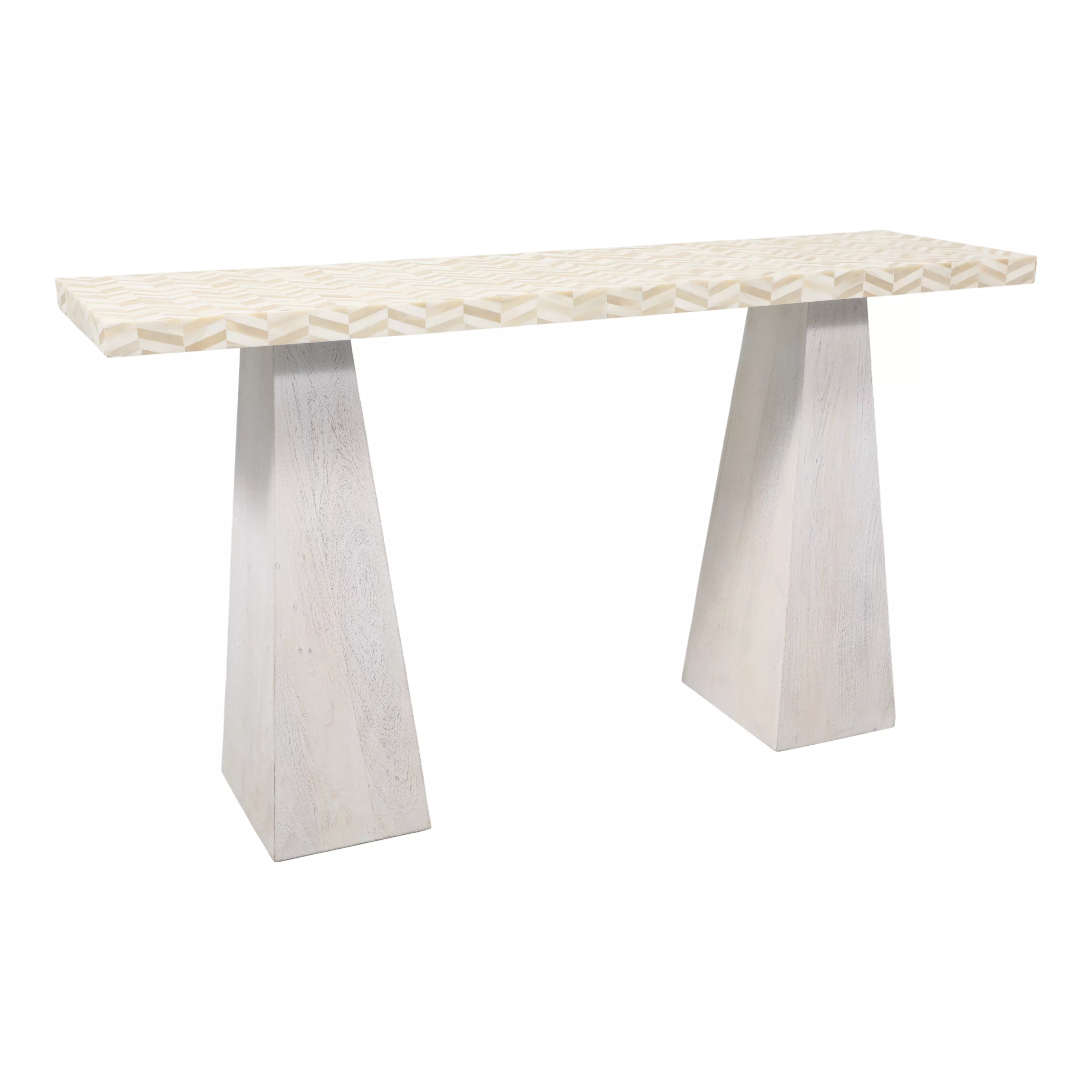 55x31 Bone Inlay Console Table