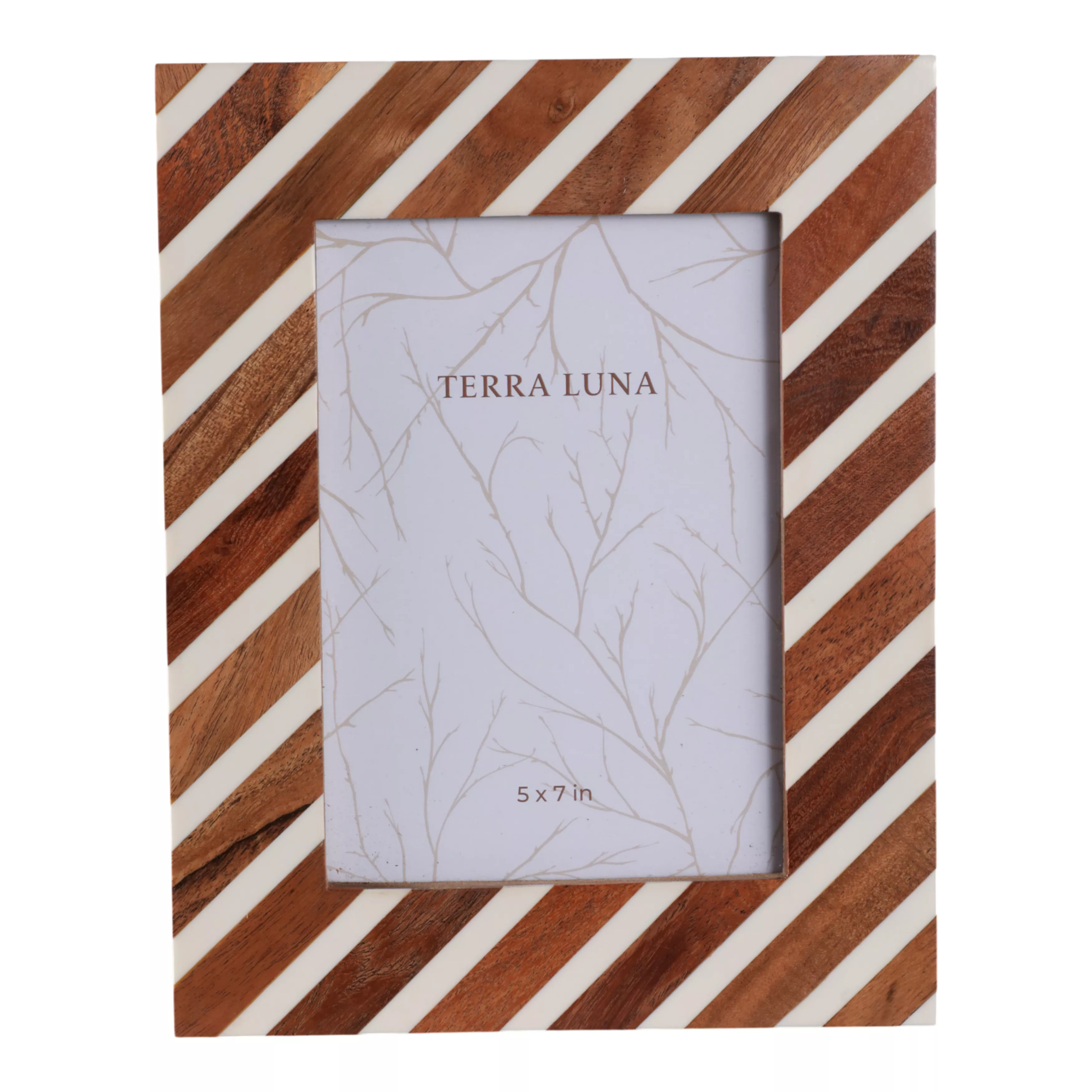 5x7 Diagonal Lines Photo Frame