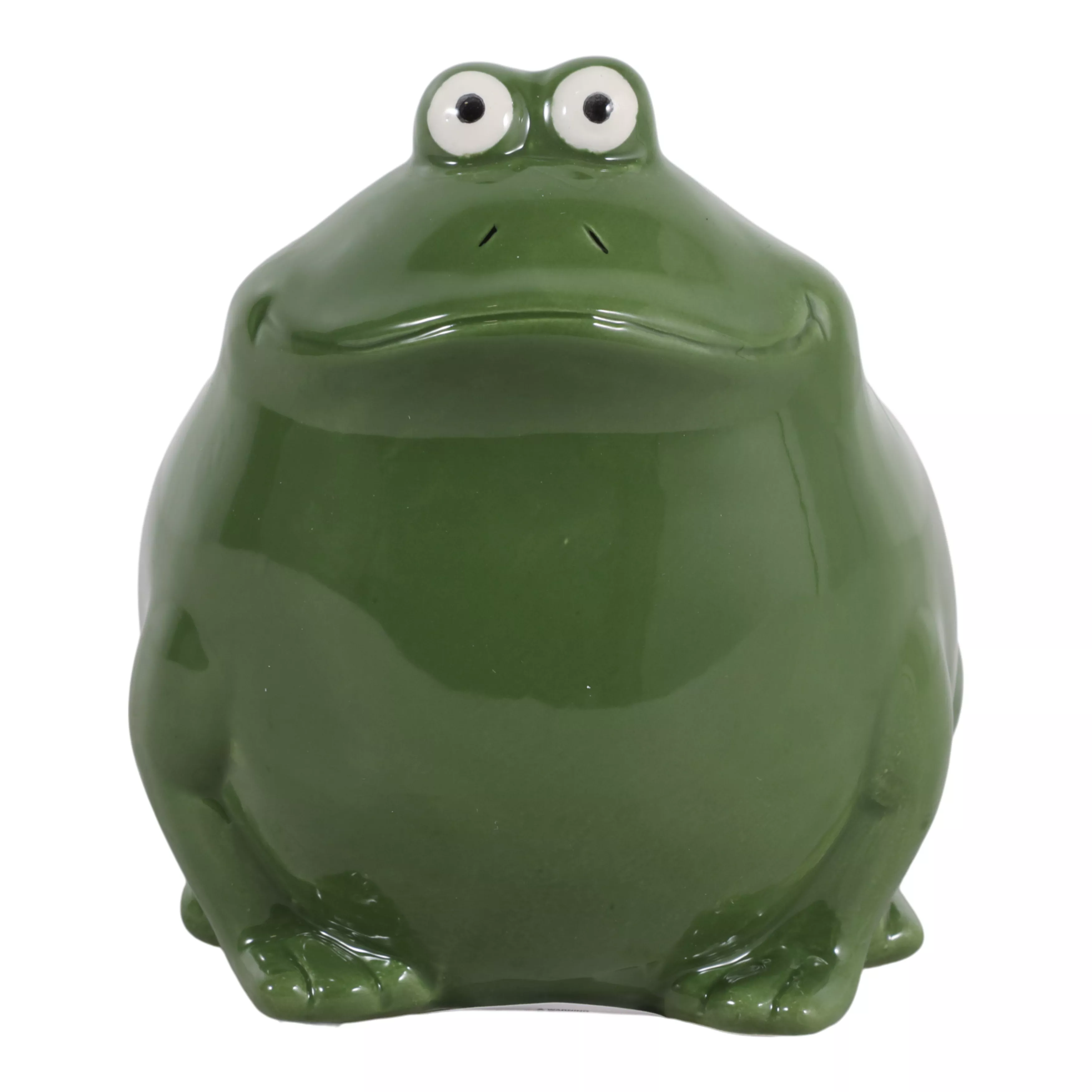6" Dark Green Frog Candle