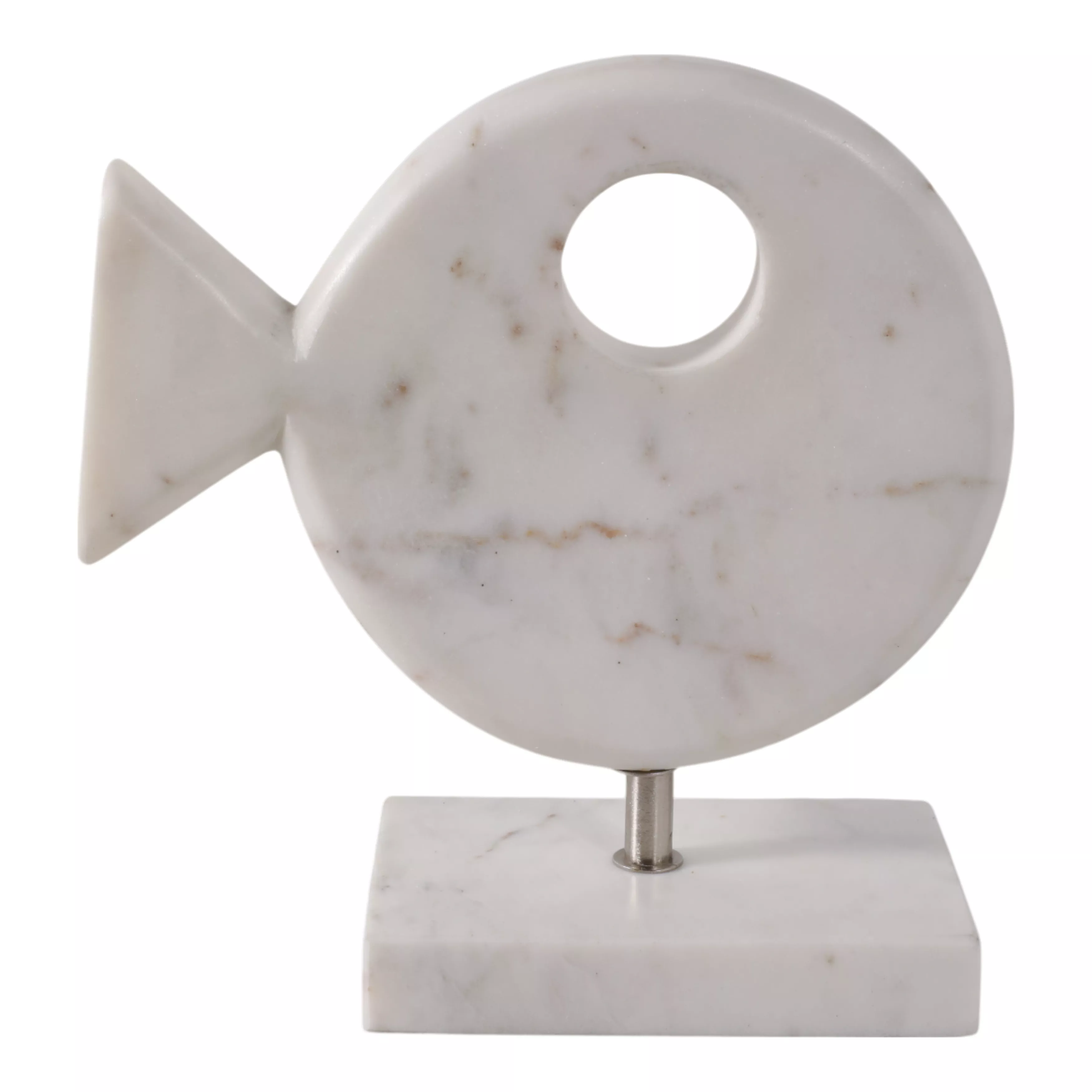 9x9 Marble Fish On Stand