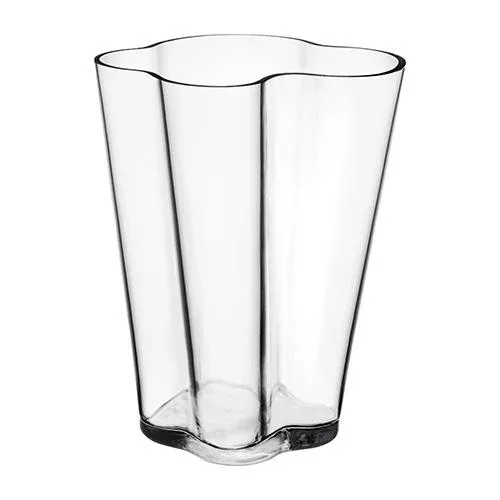 Aalto Glass Vase, 10.5" by Alvar Aalto for Iittala