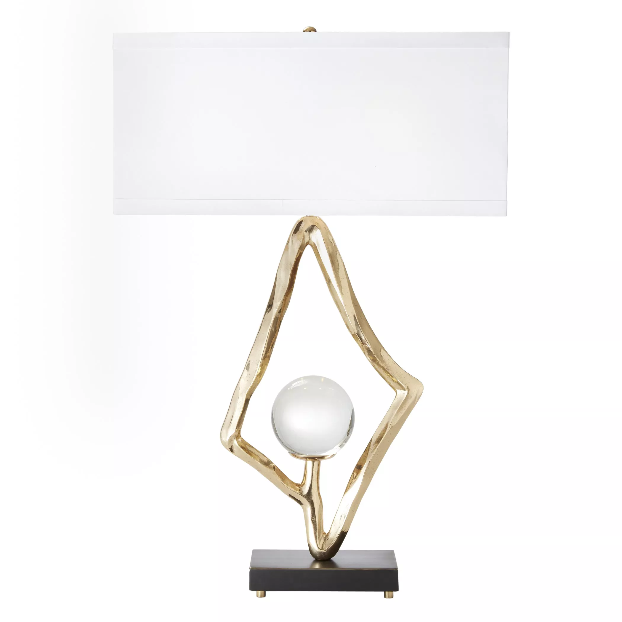 Abstract Lamp-Brass