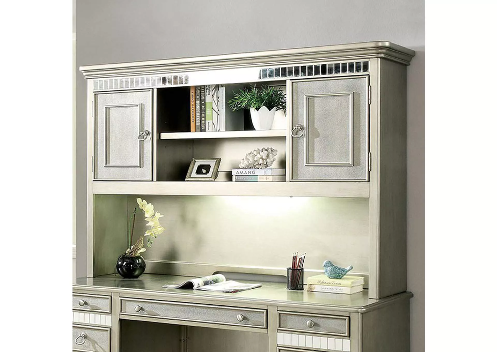 Aine Computer Desk Hutch