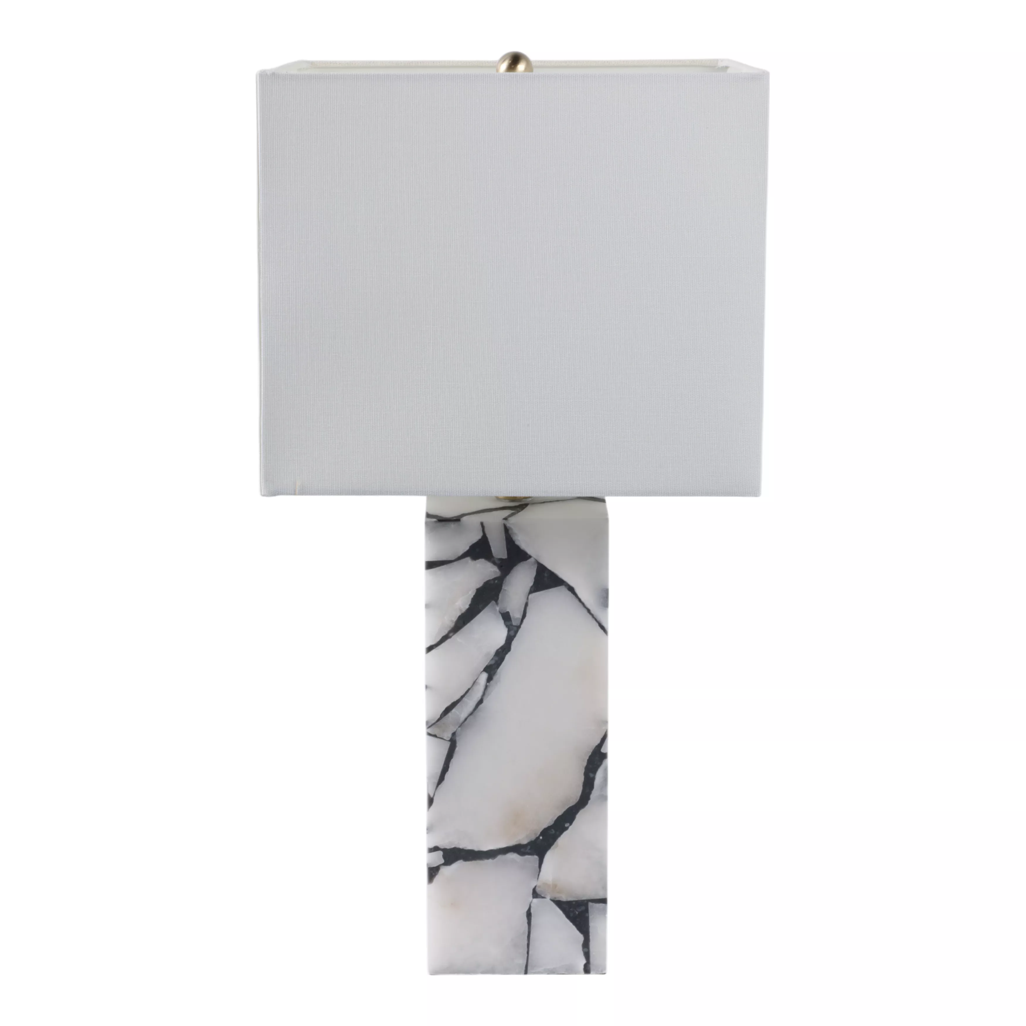 Alabaster Pieces Table Lamp