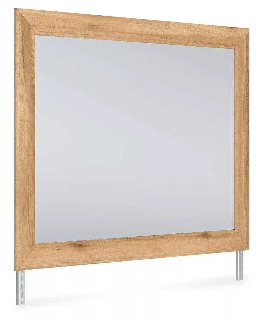 Aleaport - Bedroom Mirror - Warm Brown