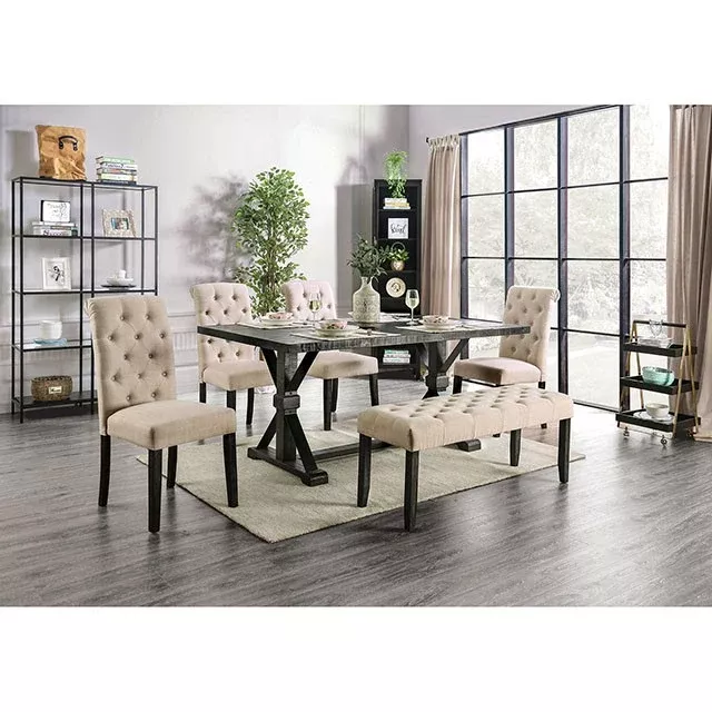 Alfred - 6 Pc Dining Table Set w/ Bench