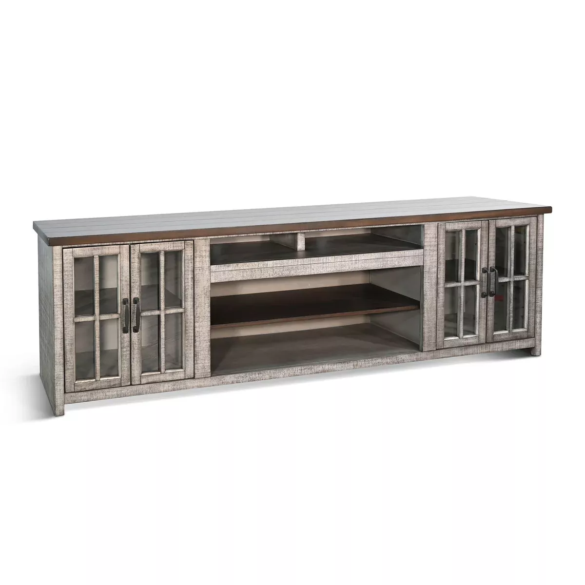 Alpine - 98" Media Console - Gray