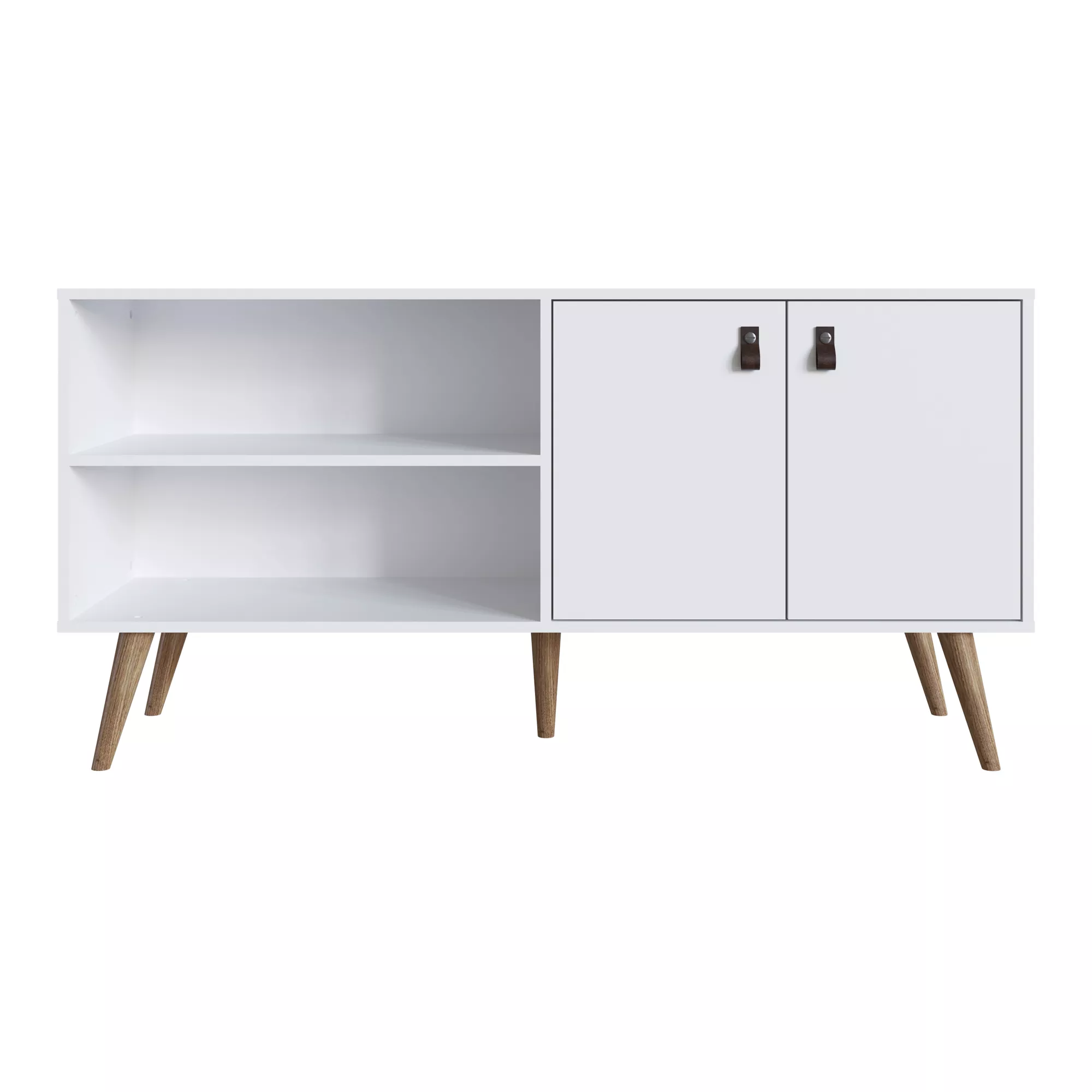 Amber White TV Stand