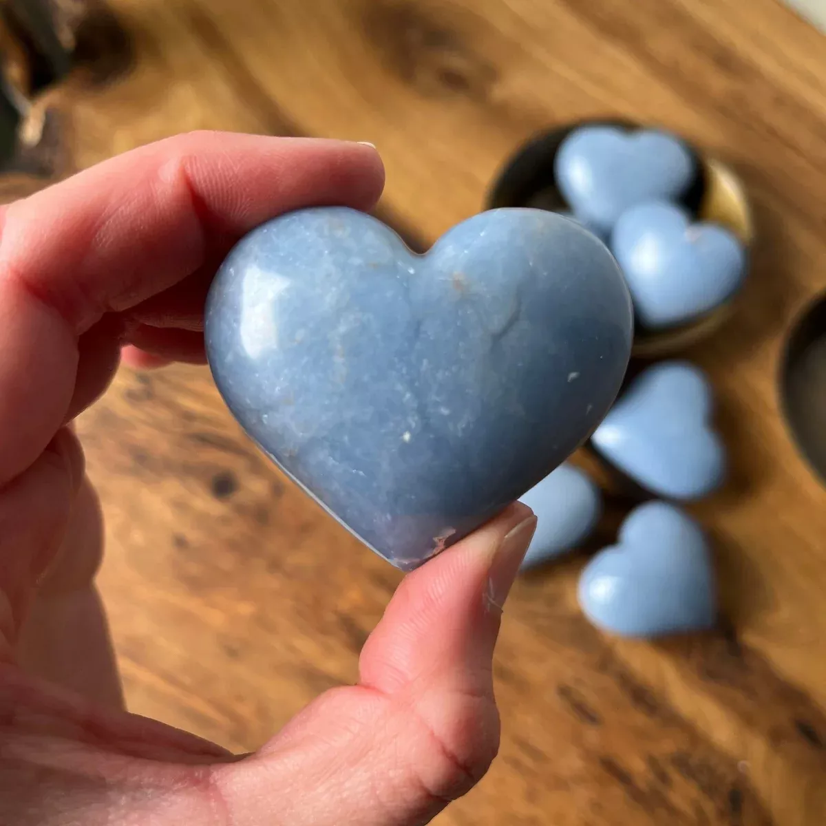 Angelite Heart