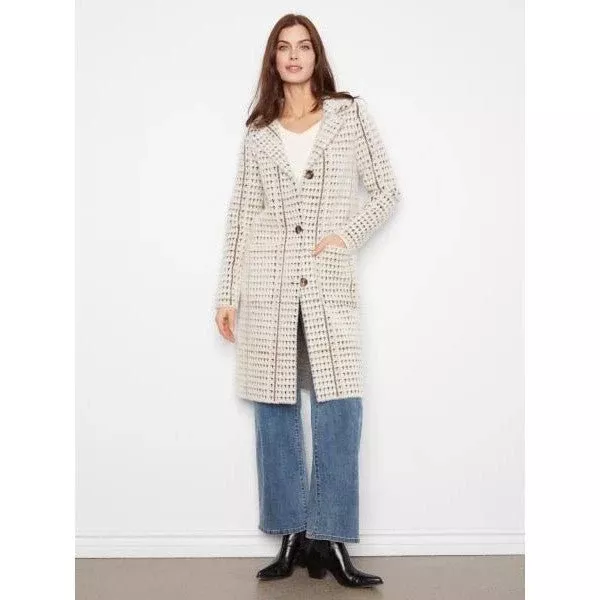 Anna Knit Coatigan With Patch Pockets