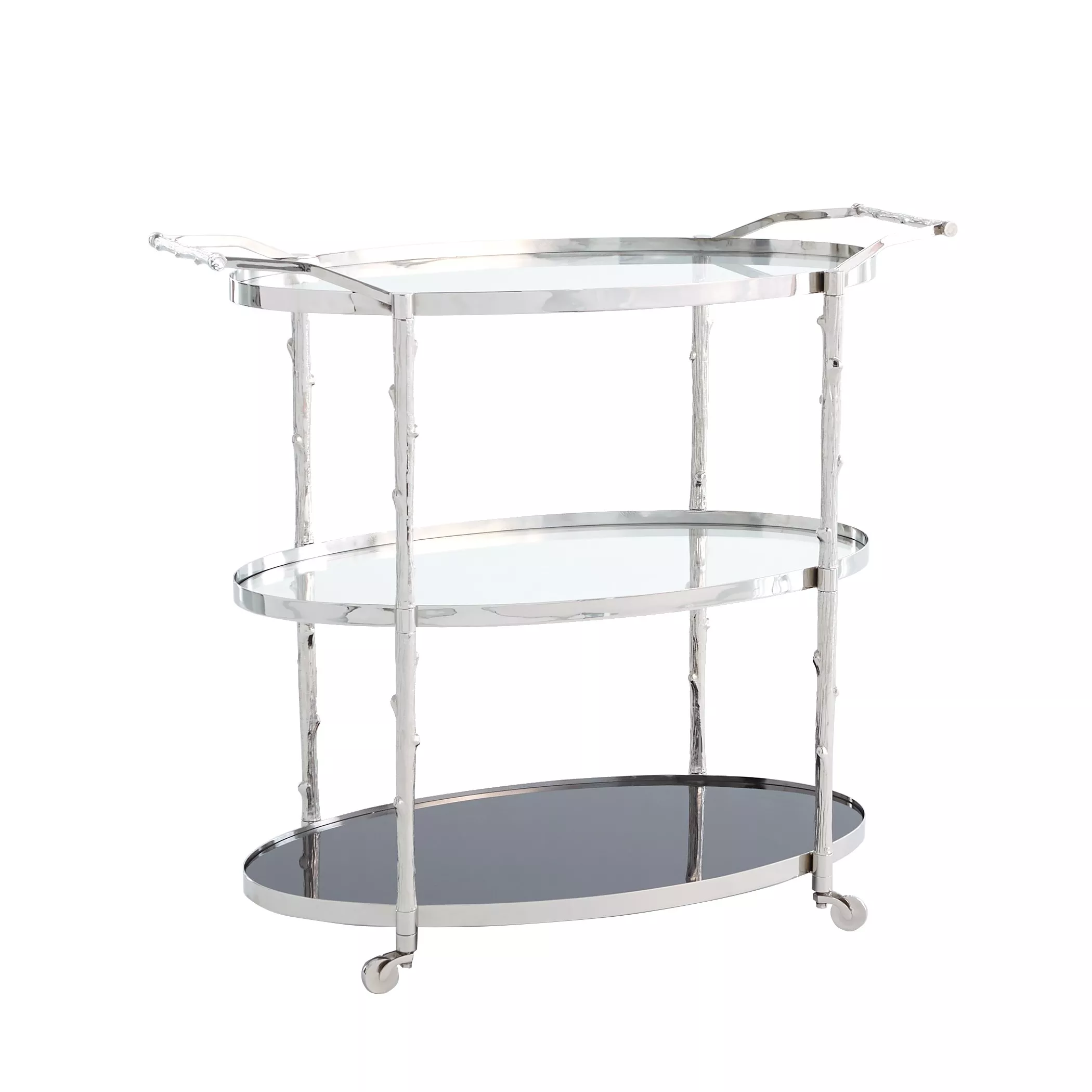 Arbor Bar Cart-Silver