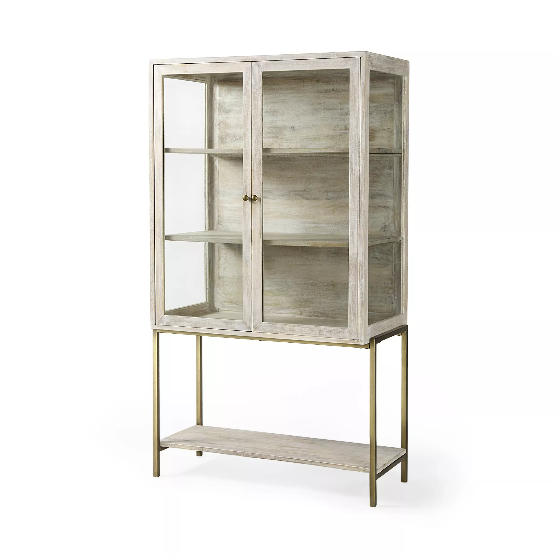 Arelius White Cabinet