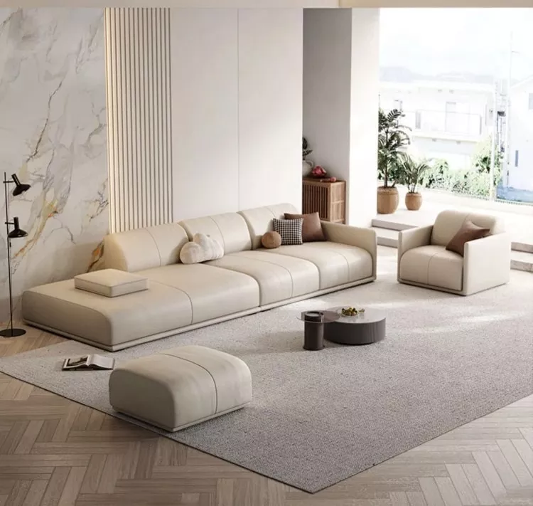 Astonishing Leather Modular Sofa Set