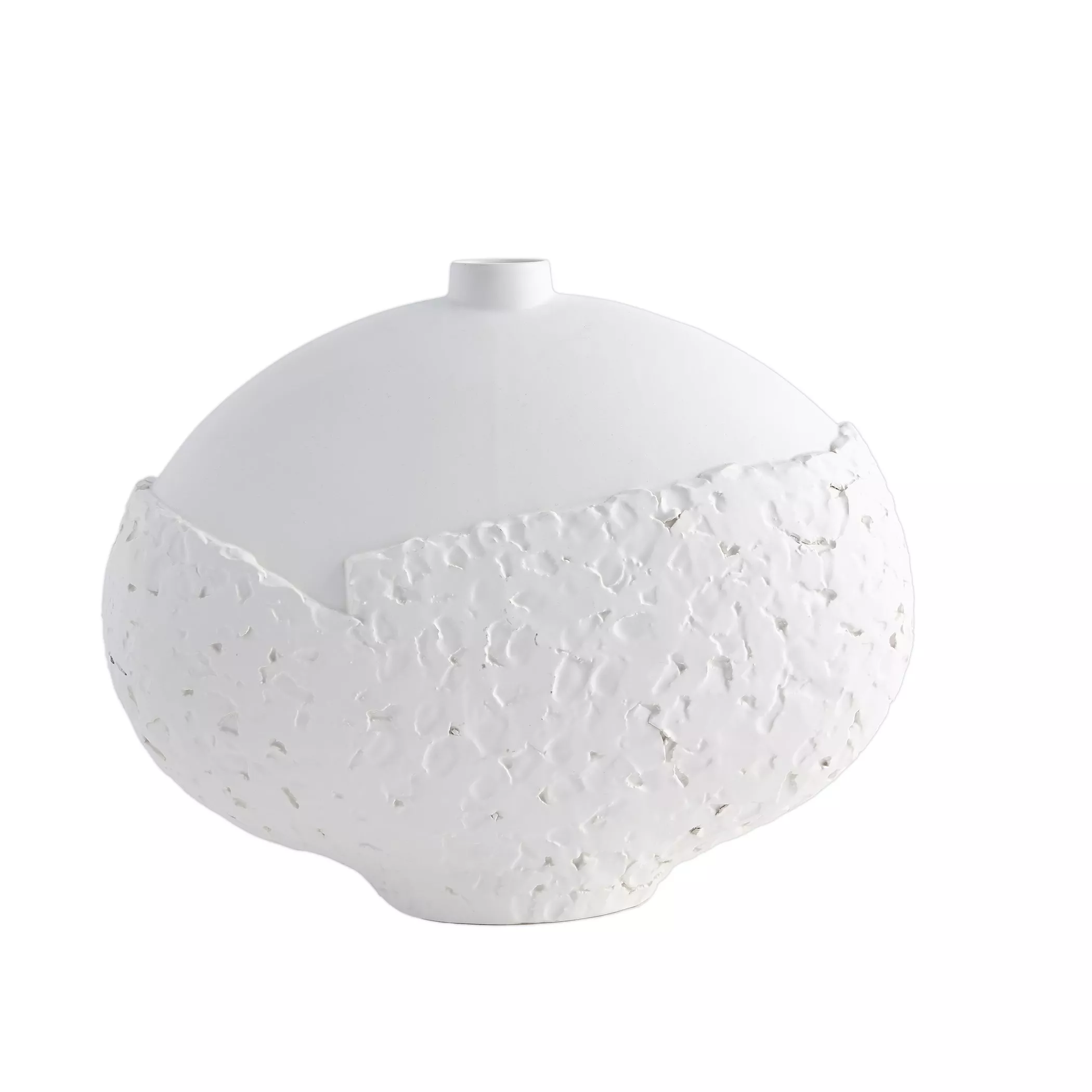 Asymmetrical Stipple Vase