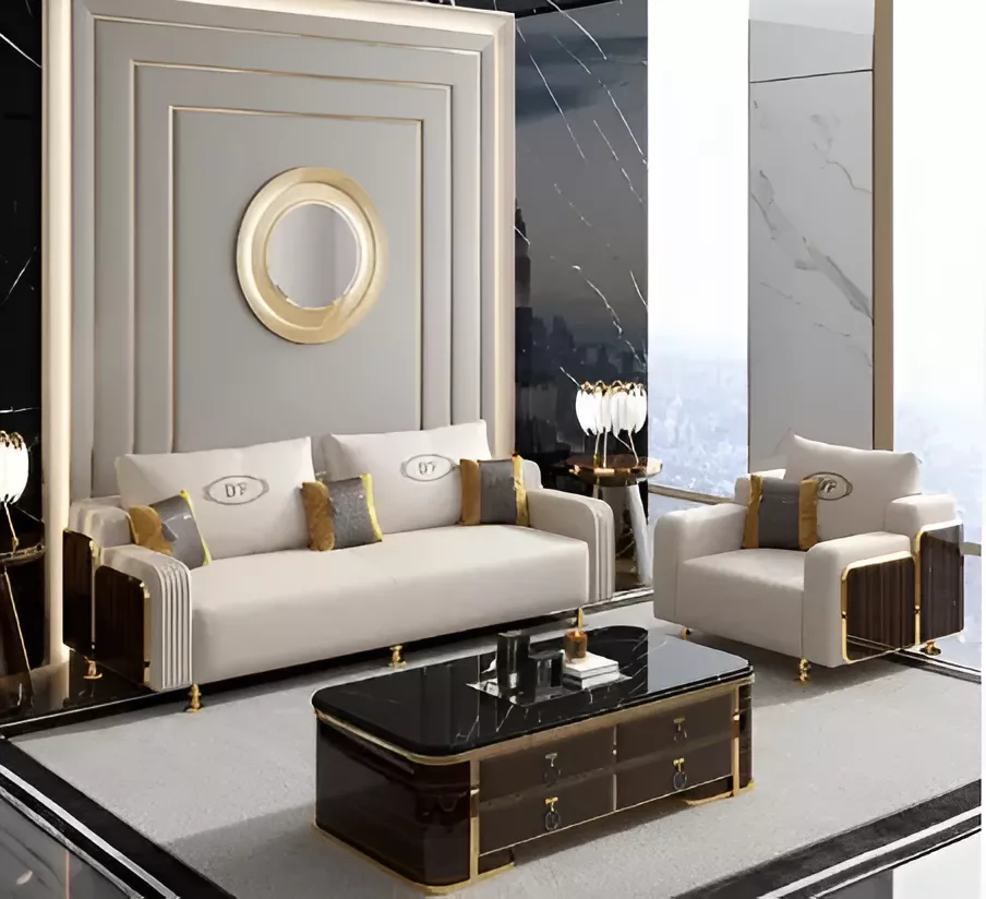 Attractive Leather Sofas With Trendy Design
