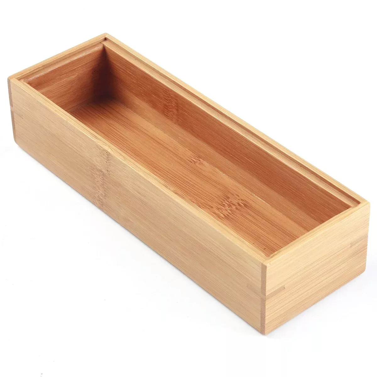 Bamboo Rectangular Box Organizer