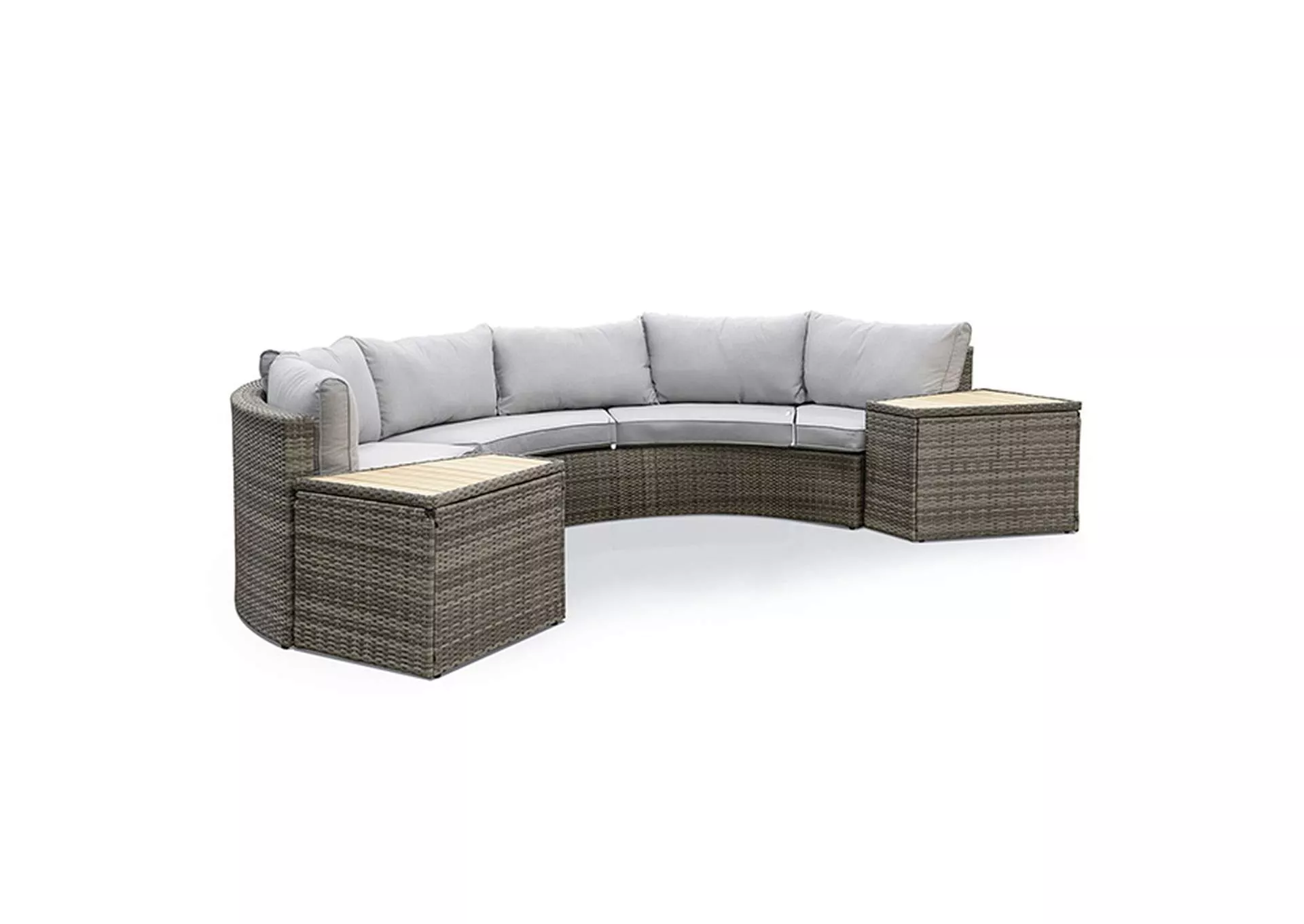 Barbuda - 6 Pc. Sectional Sofa w/ 2 End Tables