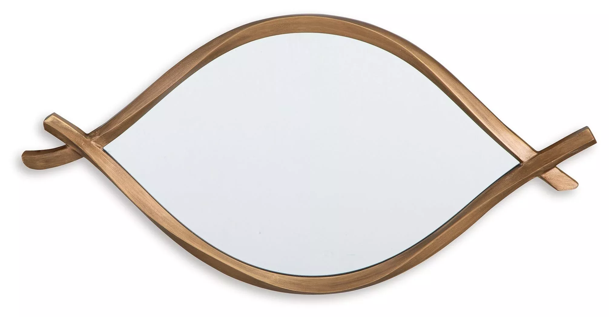 Bartner - Accent Mirror - Antique Gold Finish