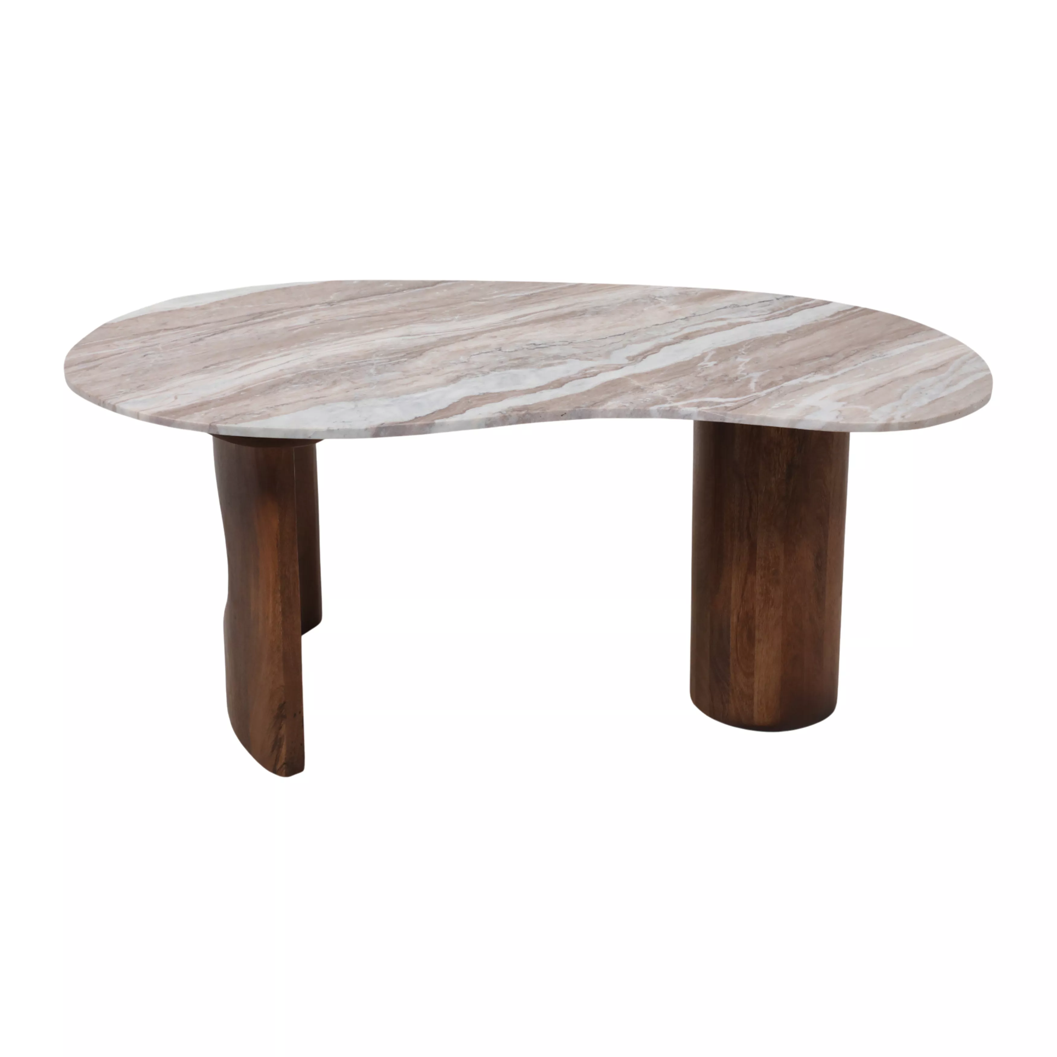Bean Coffee Table Marble Top
