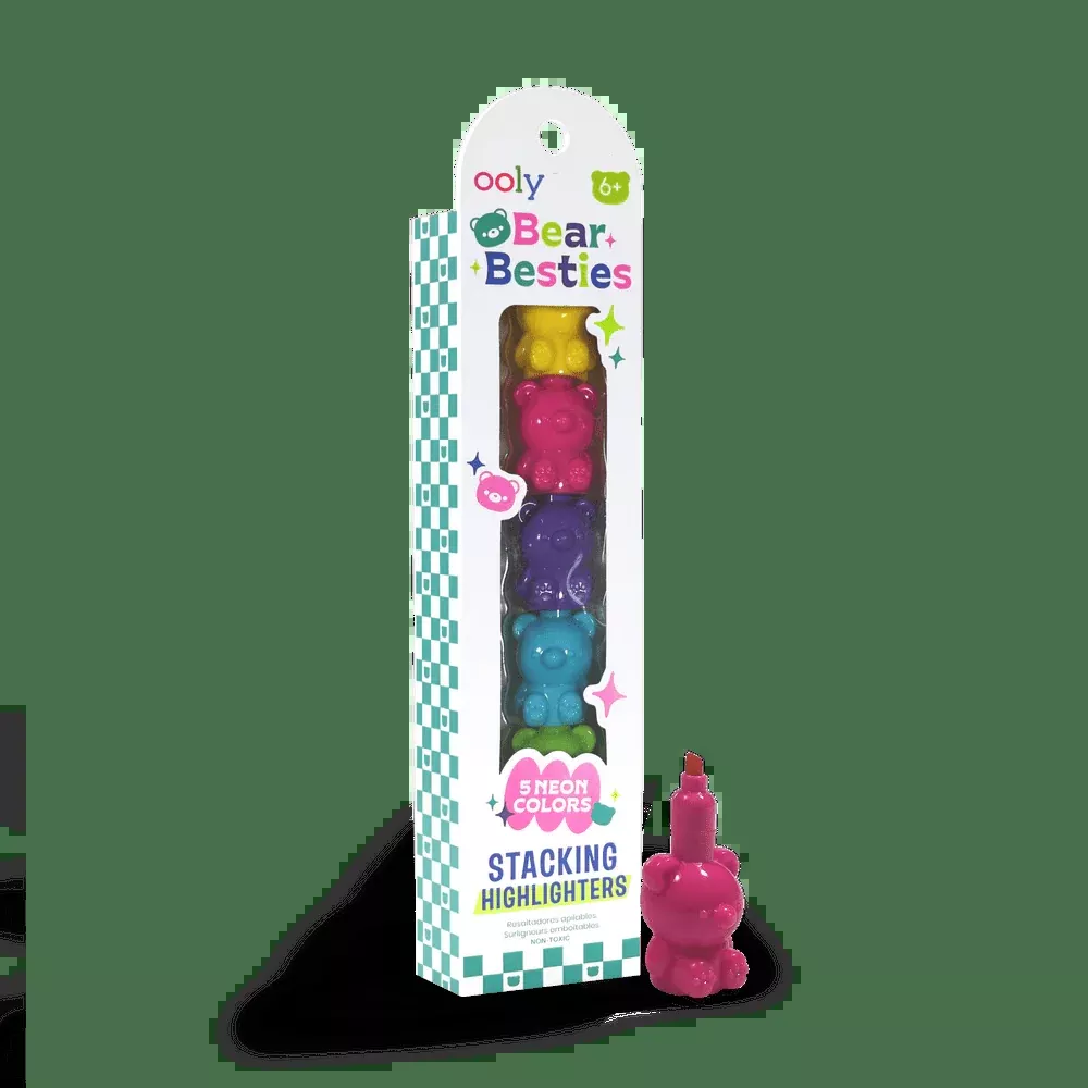 Bear Besties Stacking Highlighters - Set of 5 Colours