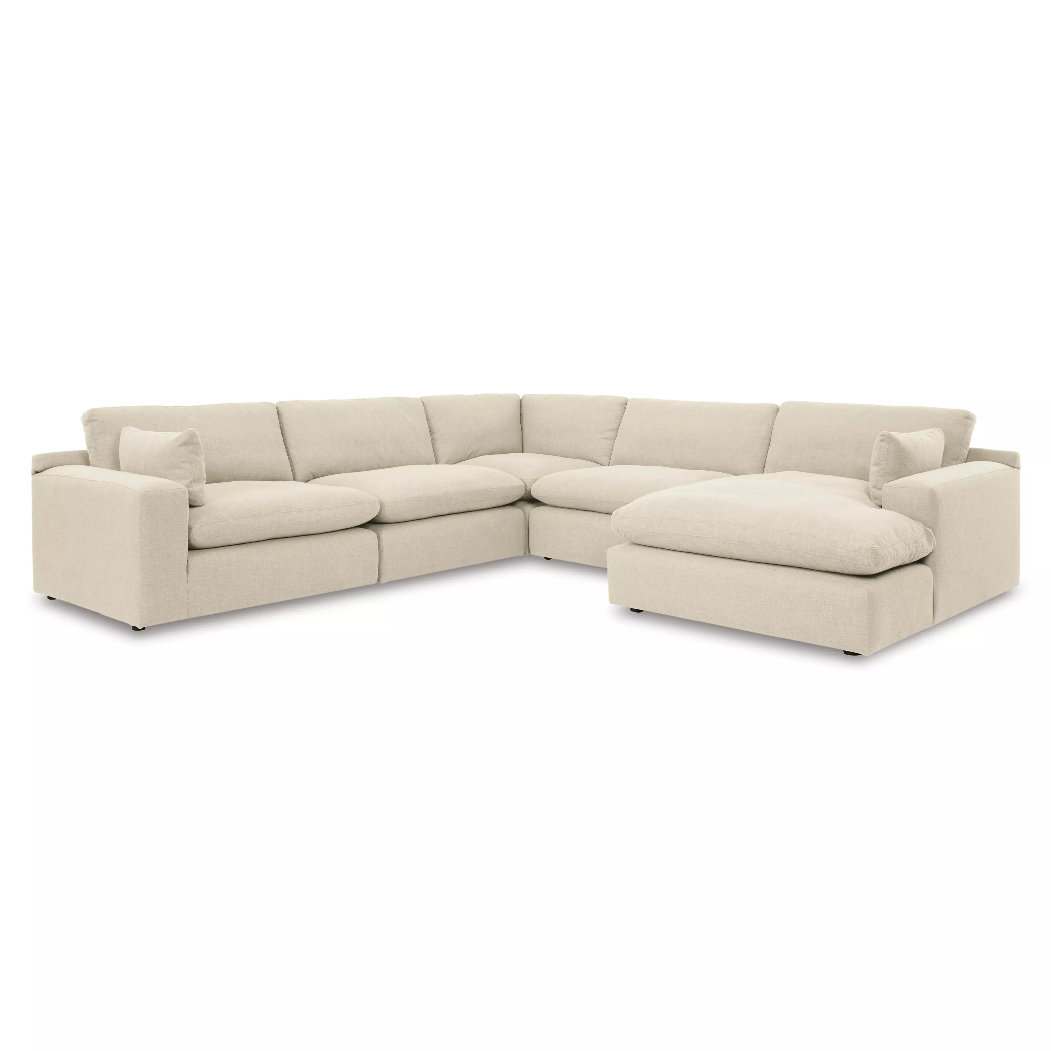 Benchcraft Elyza 10006S7 5 pc Sectional with Chaise
