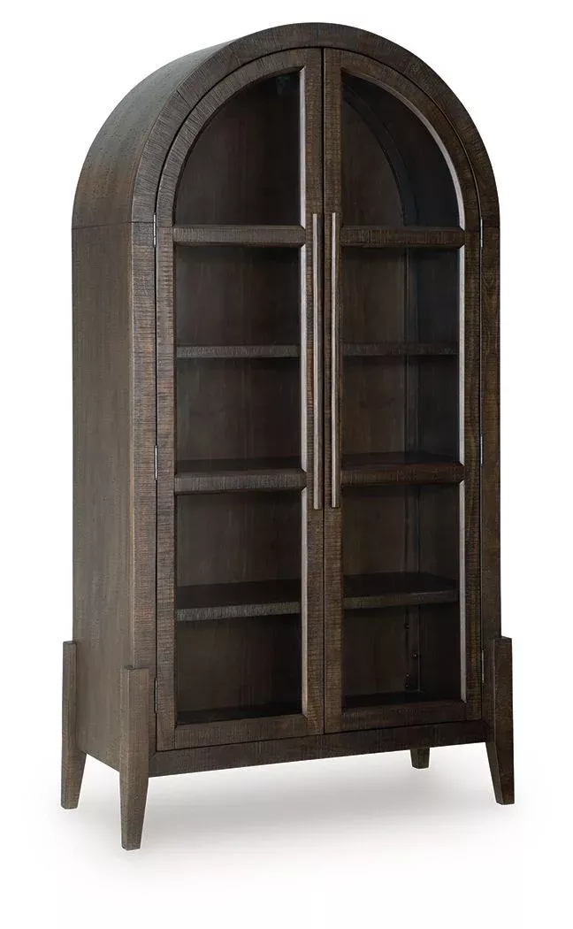 Benhall - Accent Cabinet - Dark Brown