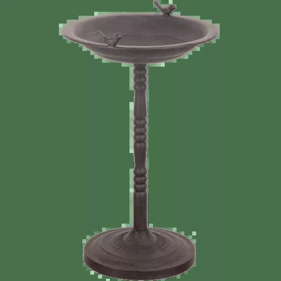 Birdbath With Finial