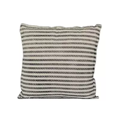 Black & White Striped Cushion