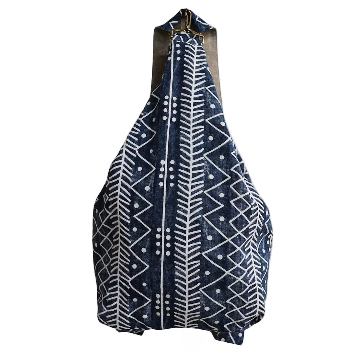 Blue Zigzag Backpack