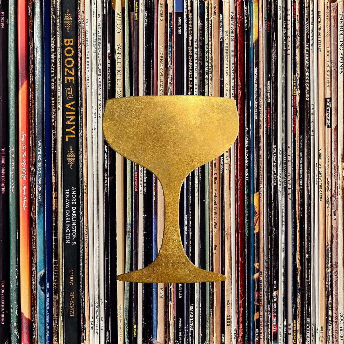 Booze & Vinyl - Hardcover Book