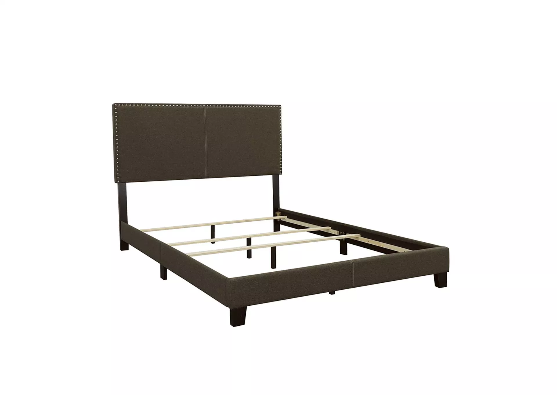 Boyd Upholstered Queen Panel Bed Charcoal