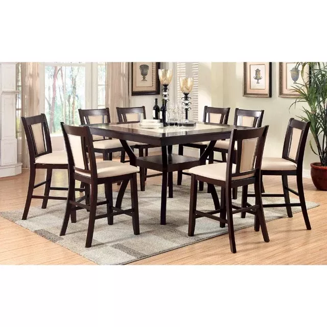 Brent - 9 Pc Counter Ht Table Set