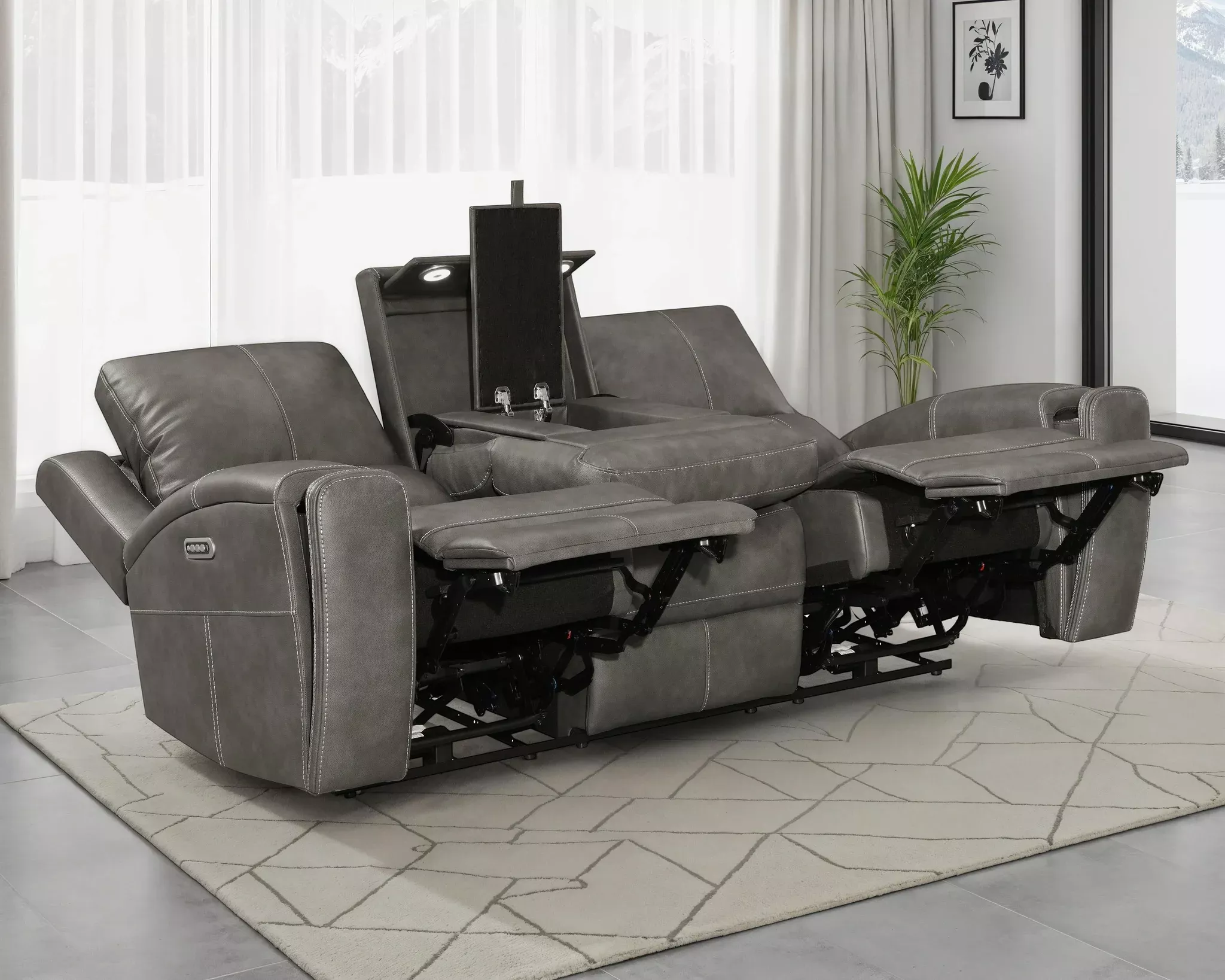 Brickston Triple Power Reclining Sofa
