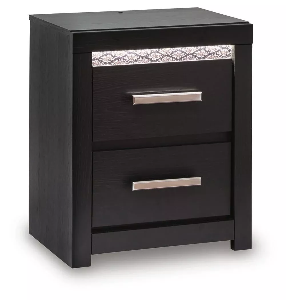 Brizmore - Two Drawer Night Stand - Black
