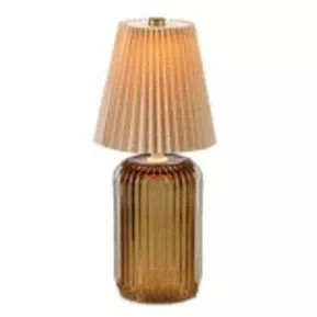 Brown Mini Battery Operated LED Table Lamp