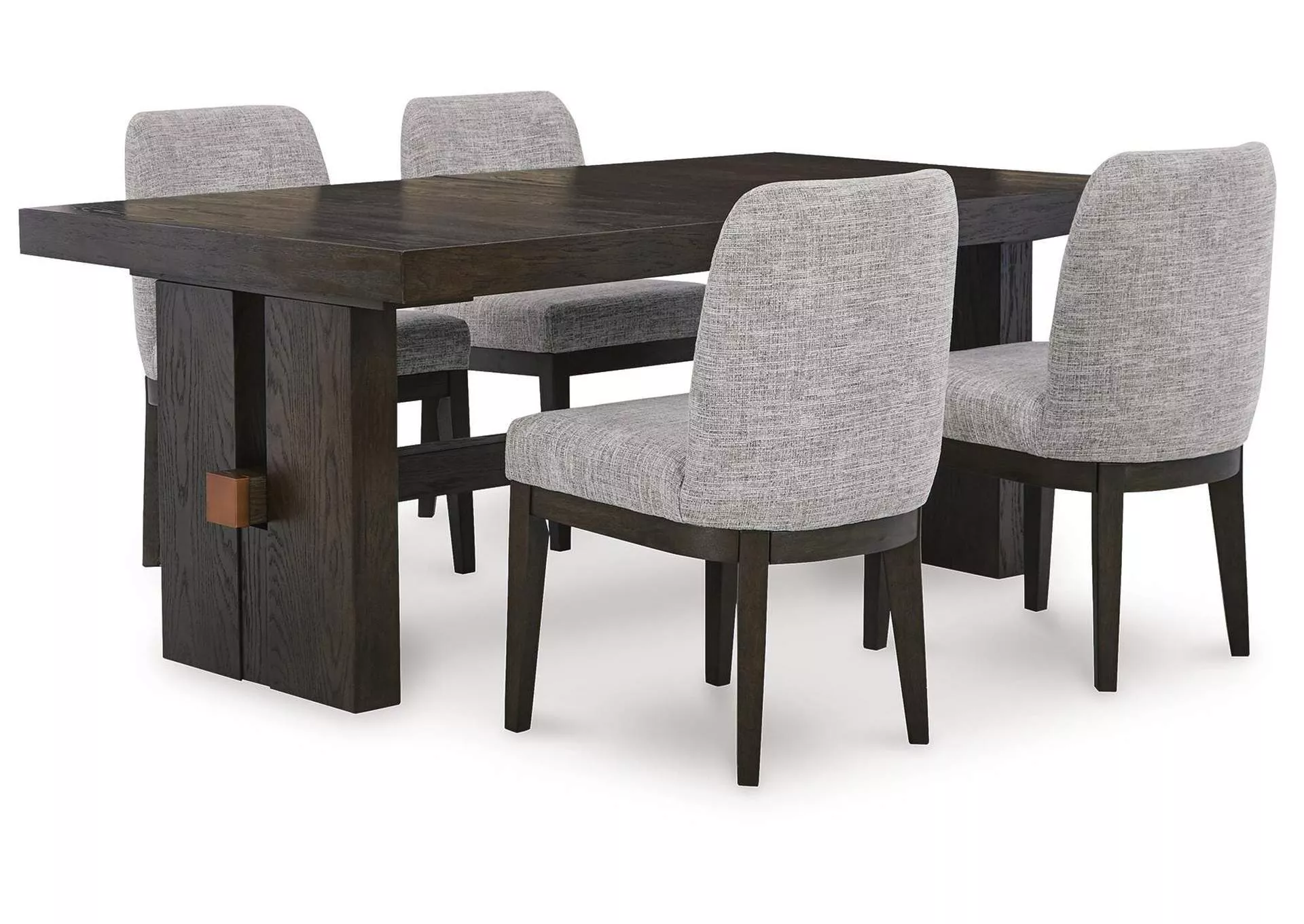 Burkhaus Extendable Dining Table and 4 Chairs