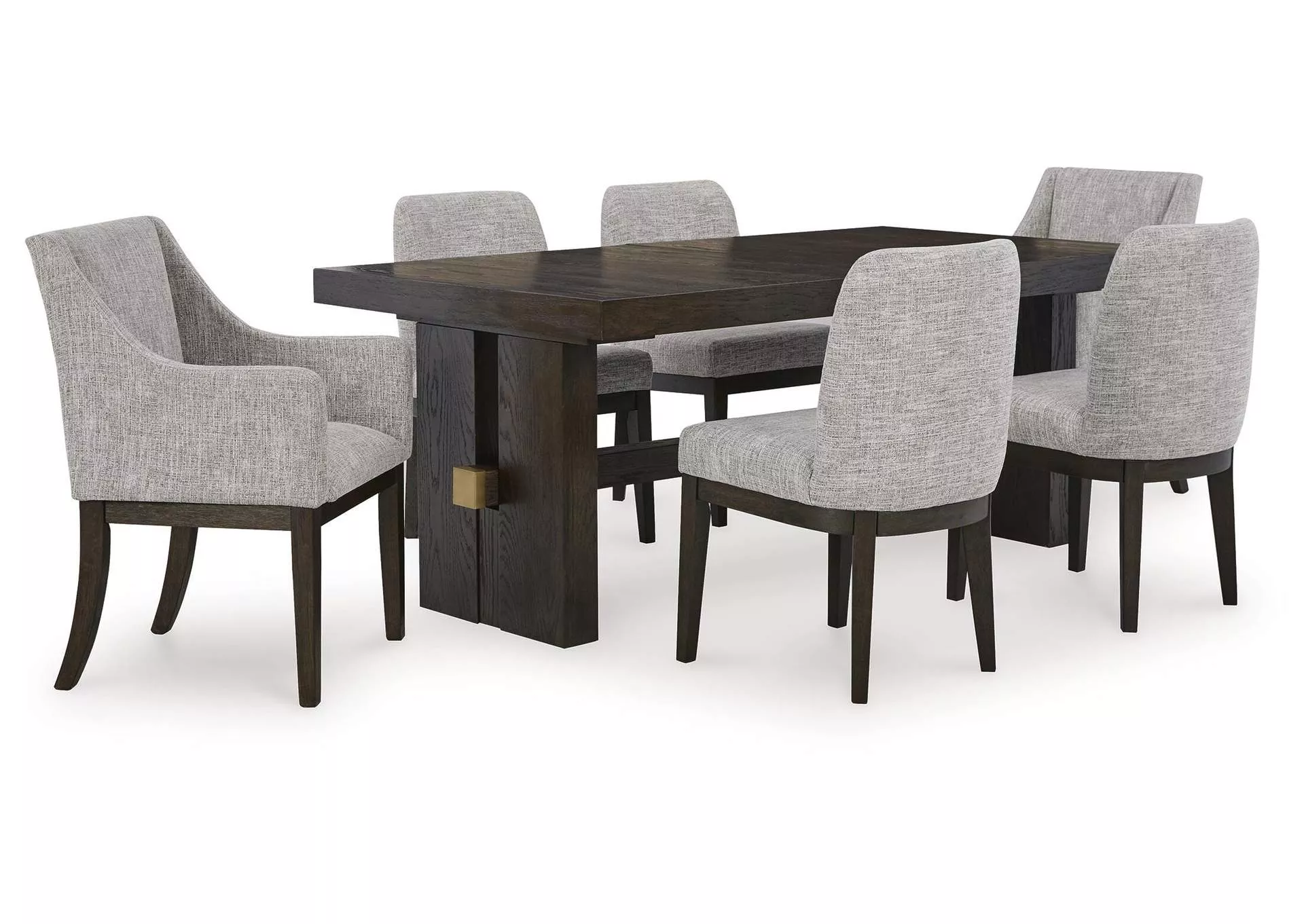 Burkhaus Extendable Dining Table and 6 Chairs